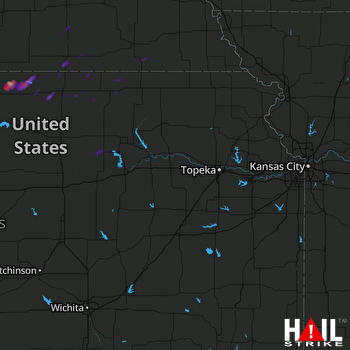 Hail Map Scandia, KS 04-19-2017