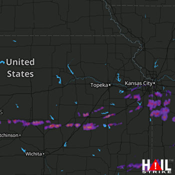 Hail Map Belton, MO 05-27-2017