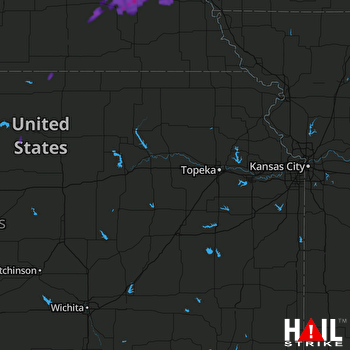 Hail Map Crete, NE 06-12-2017