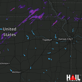 Hail Map Beatrice, NE 06-28-2017