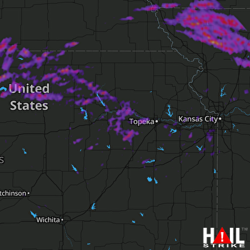 Hail Map Maryville, MO 06-29-2017