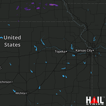 Hail Map Crete, NE 07-04-2017