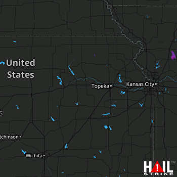 Hail Map Polo, MO 08-03-2017