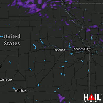 Hail Map Lincoln, NE 08-20-2017