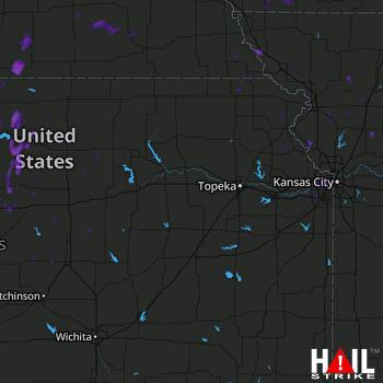 Hail Map TOPEKA 08-27-2017