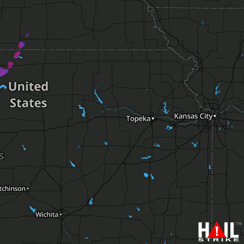 Hail Map Superior, NE 10-03-2017