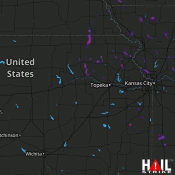 Hail Map Maryville, MO 05-17-2018
