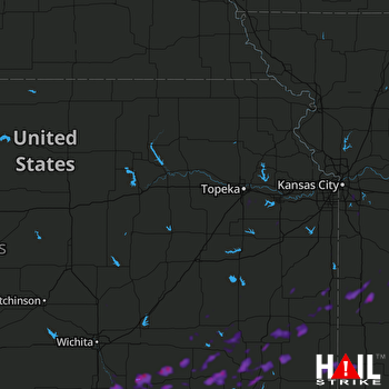 Hail Map Chanute, KS 05-19-2018