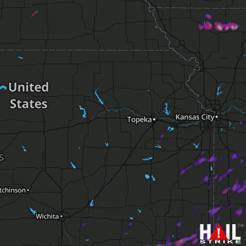 Hail Map Pittsburg, KS 05-20-2018