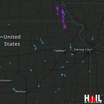 Hail Map Auburn, NE 05-29-2018