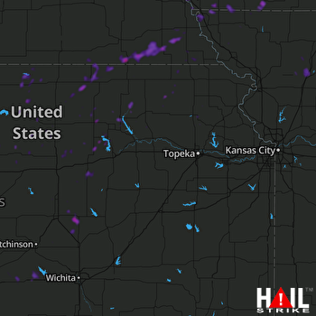 Hail Map Nebraska City, NE 07-14-2018