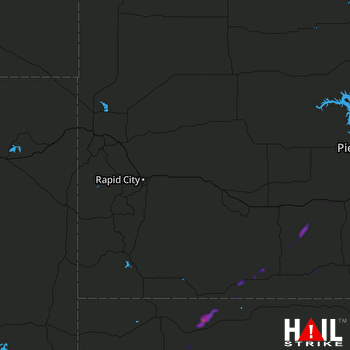 Hail Map RAPID CITY 10-05-2019