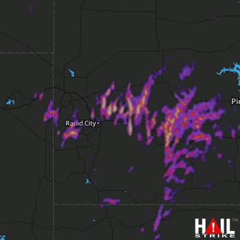 Hail Map Black Hawk, SD 05-24-2020