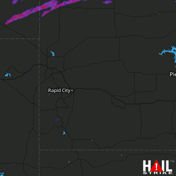 Hail Map Buffalo, SD 06-01-2020