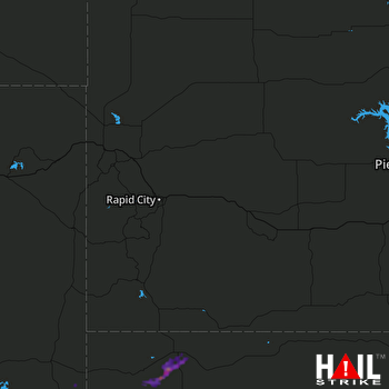 Hail Map RAPID CITY 04-19-2017