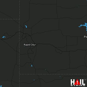Hail Map RAPID CITY 08-12-2017