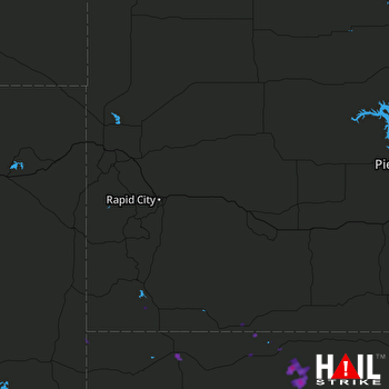 Hail Map Chadron, NE 08-24-2017