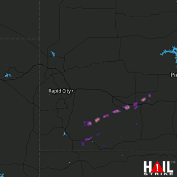 Hail Map RAPID CITY 10-14-2017