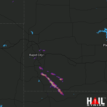 Hail Map Pine Ridge, SD 05-14-2018