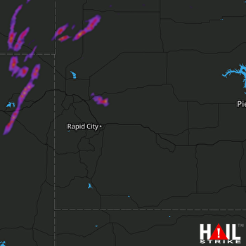 Hail Map RAPID CITY 06-01-2018