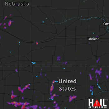 Hail Map Kearney, NE 09-03-2018