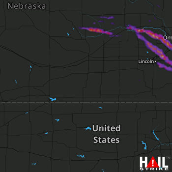 Hail Map Gretna, NE 09-18-2018