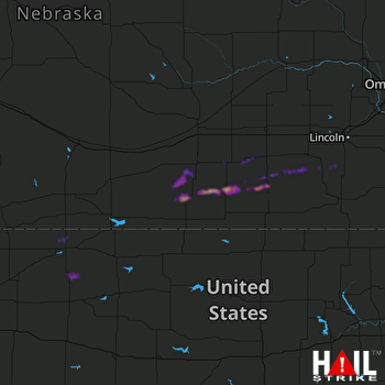 Hail Map Geneva, NE 04-17-2019