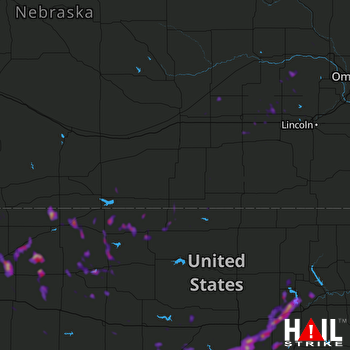 Hail Map Abilene, KS 05-19-2019