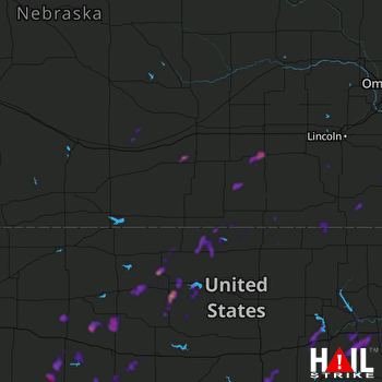 Hail Map Plainville, KS 05-26-2019