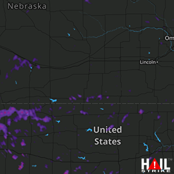 Hail Map Norton, KS 08-12-2019