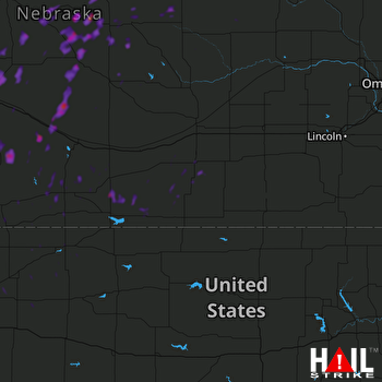 Hail Map Cozad, NE 09-12-2019