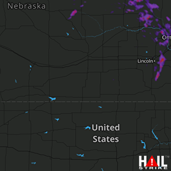 Hail Map Norfolk, NE 09-19-2019