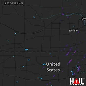 Hail Map Hanover, KS 09-29-2019