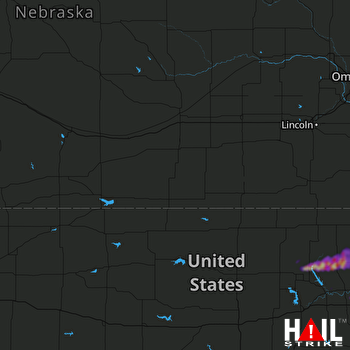 Hail Map Westmoreland, KS 04-12-2020