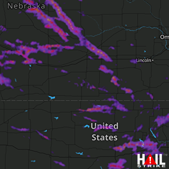 Hail Map Junction City, KS 06-04-2020