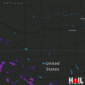 Hail Map Hays, KS 07-03-2020
