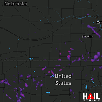 Hail Map Fairbury, NE 07-27-2020