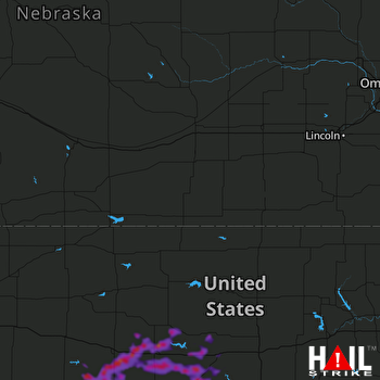 Hail Map Russell, KS 08-11-2020