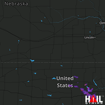 Hail Map Chapman, KS 08-13-2020