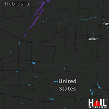 Hail Map Arcadia, NE 11-09-2020