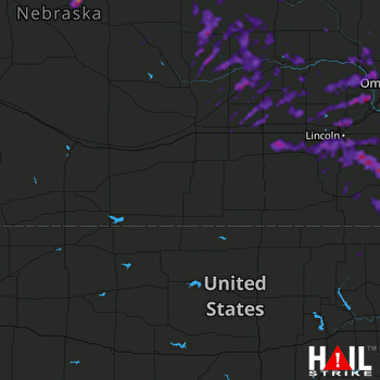 Hail Map Omaha, NE 06-11-2021