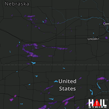 Hail Map Hoisington, KS 09-03-2021