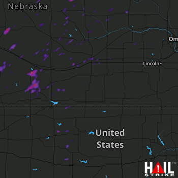Hail Map Elwood, NE 09-17-2021