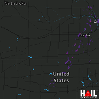 Hail Map Seward, NE 05-17-2017
