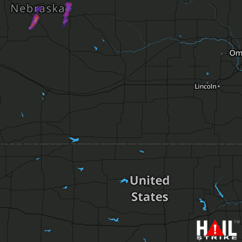 Hail Map HASTINGS 06-09-2017