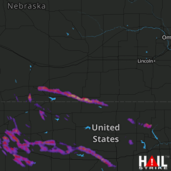 Hail Map Plainville, KS 06-21-2017