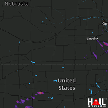 Hail Map Beatrice, NE 06-23-2017