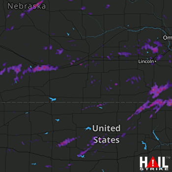 Hail Map Beatrice, NE 06-28-2017