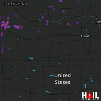 Hail Map Elgin, NE 08-02-2017