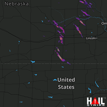 Hail Map Central City, NE 09-10-2017